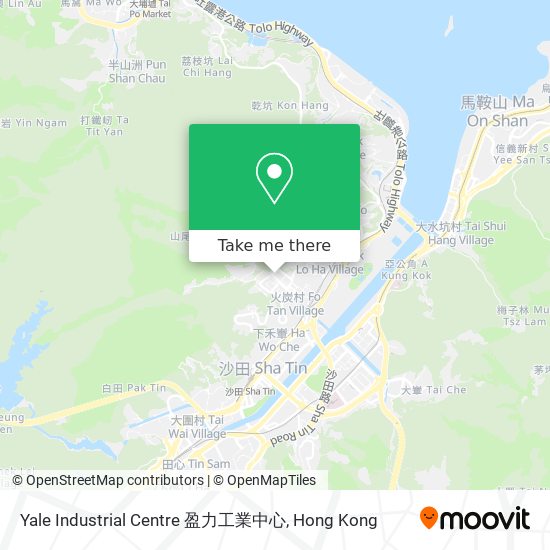 Yale Industrial Centre 盈力工業中心 map