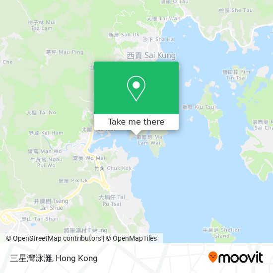 三星灣泳灘 map