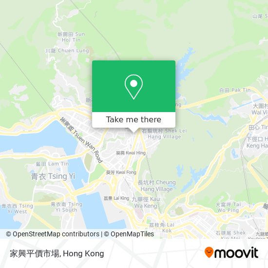家興平價市場 map