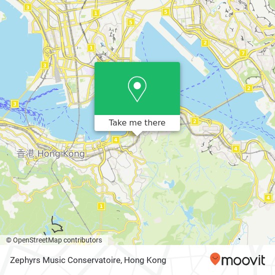 Zephyrs Music Conservatoire map