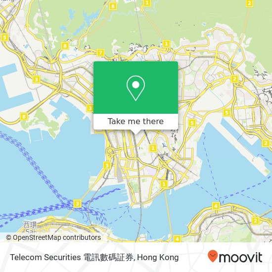 Telecom Securities 電訊數碼証券 map