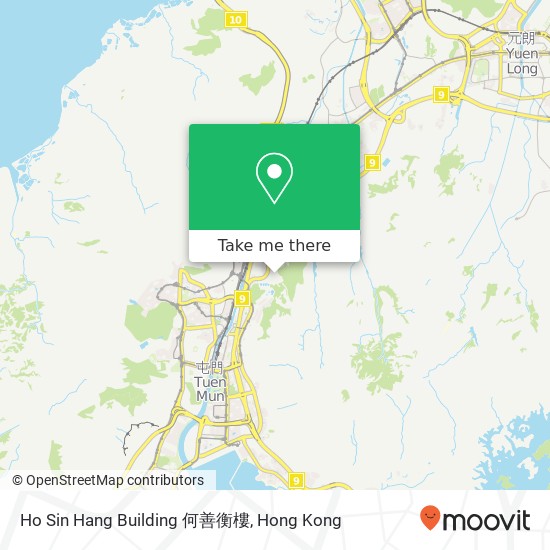 Ho Sin Hang Building 何善衡樓地圖