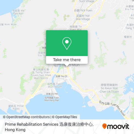 Prime Rehabilitation Services 迅康復康治療中心 map