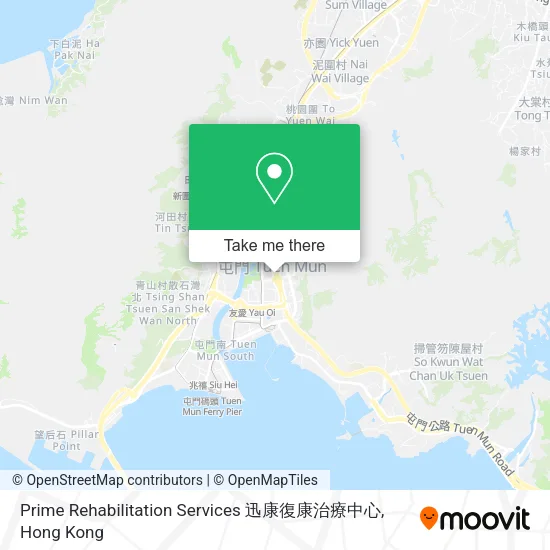 Prime Rehabilitation Services 迅康復康治療中心 map
