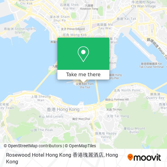 Rosewood Hotel Hong Kong 香港瑰麗酒店 map