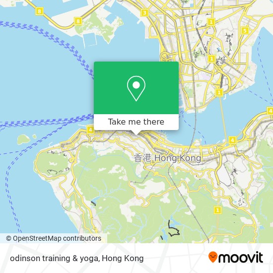 odinson training & yoga map