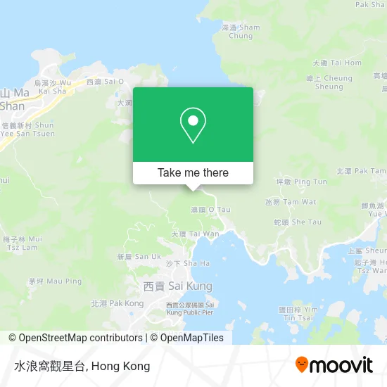 水浪窩觀星台地圖