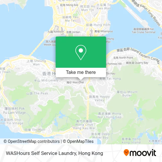 WASHours Self Service Laundry map