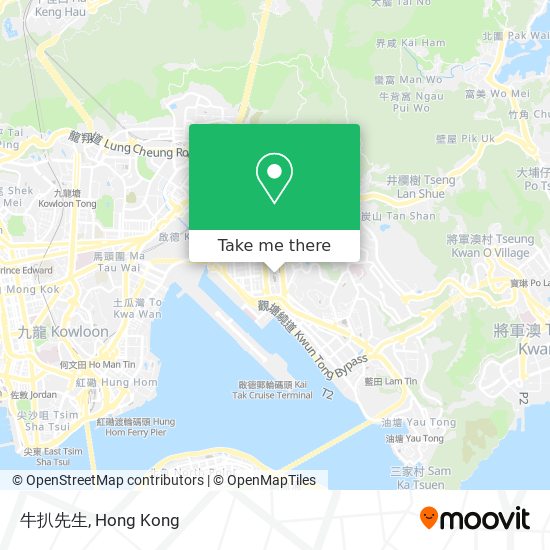 牛扒先生 map