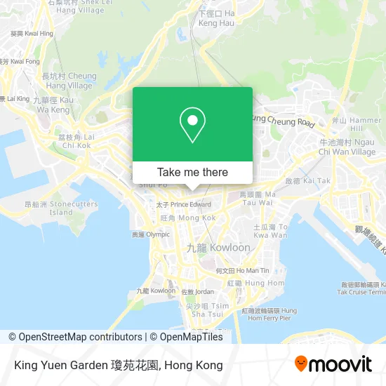 King Yuen Garden 瓊苑花園 map