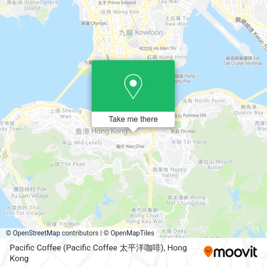 Pacific Coffee (Pacific Coffee 太平洋咖啡) map