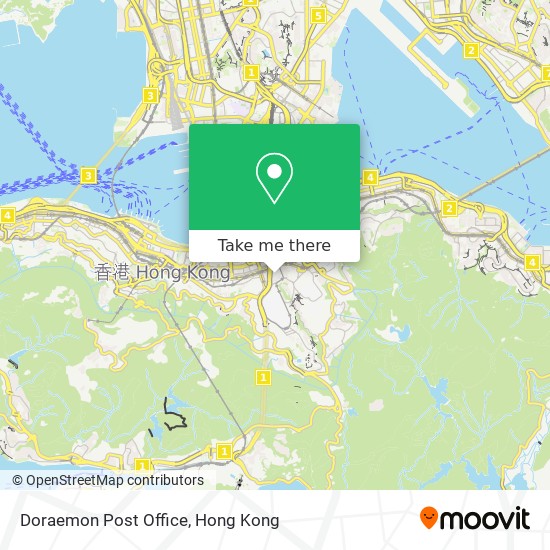 Doraemon Post Office map