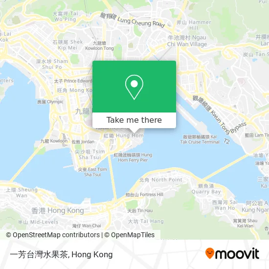 一芳台灣水果茶地圖