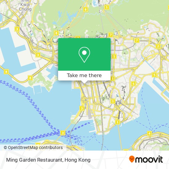 Ming Garden Restaurant map