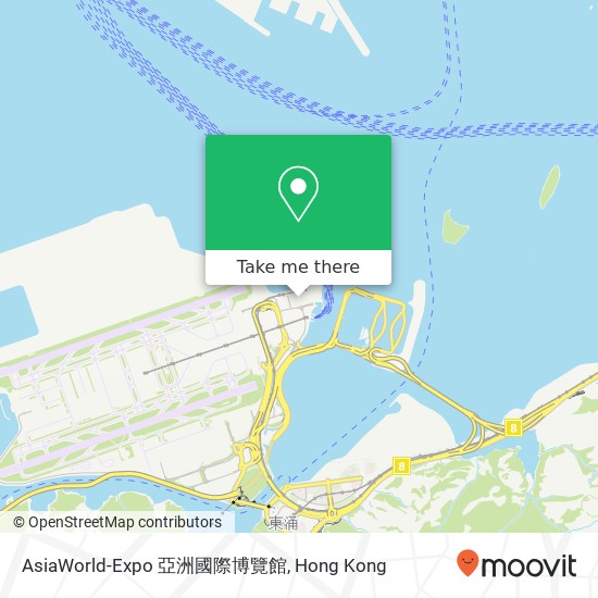 AsiaWorld-Expo 亞洲國際博覽館 map