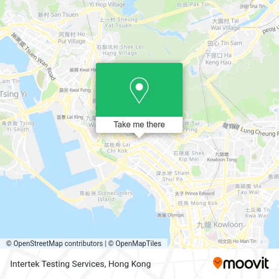 Intertek Testing Services map