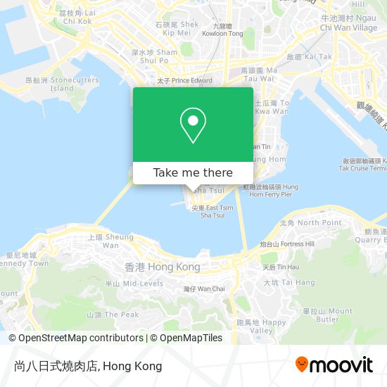 尚八日式燒肉店 map