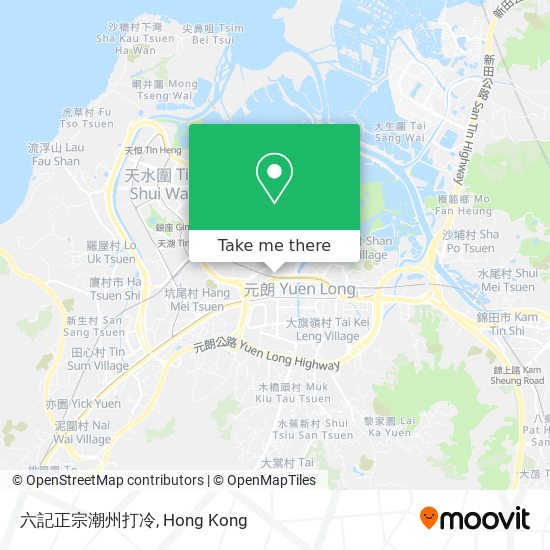 六記正宗潮州打冷地圖