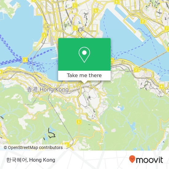한국헤어 map
