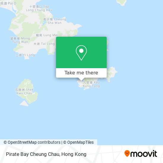 Pirate Bay Cheung Chau map