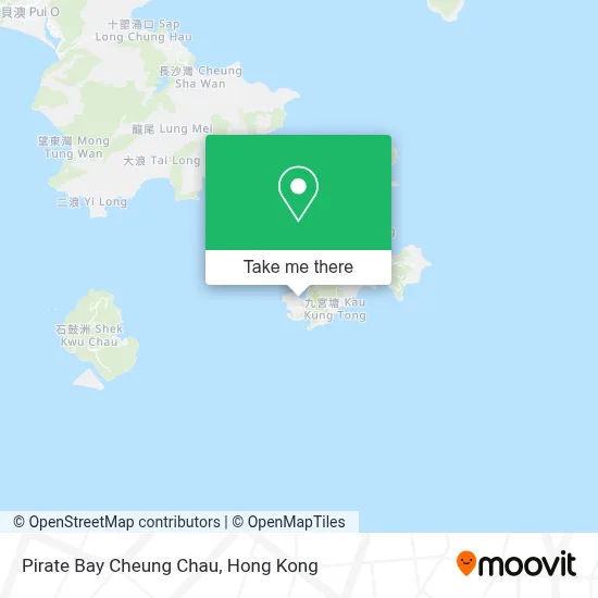 Pirate Bay Cheung Chau map