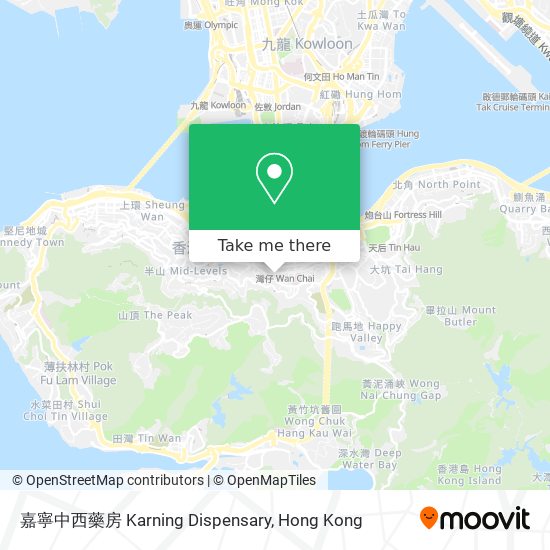 嘉寧中西藥房 Karning Dispensary map