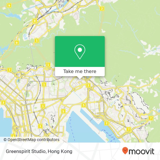 Greenspirit Studio map