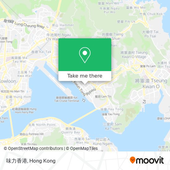 味力香港地圖