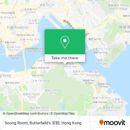 Soong Room, Butterfield's 宋館 map