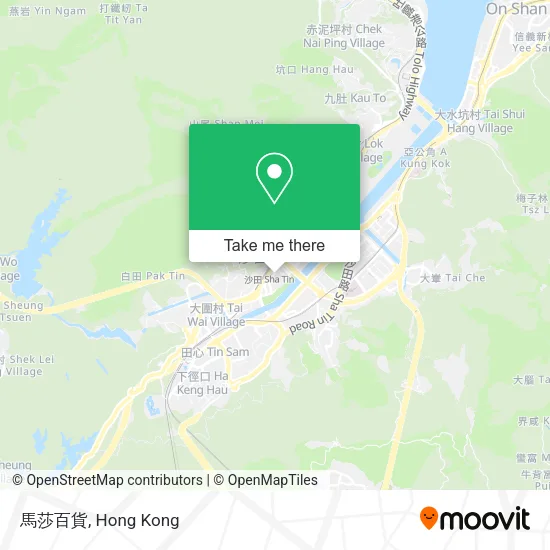 馬莎百貨地圖
