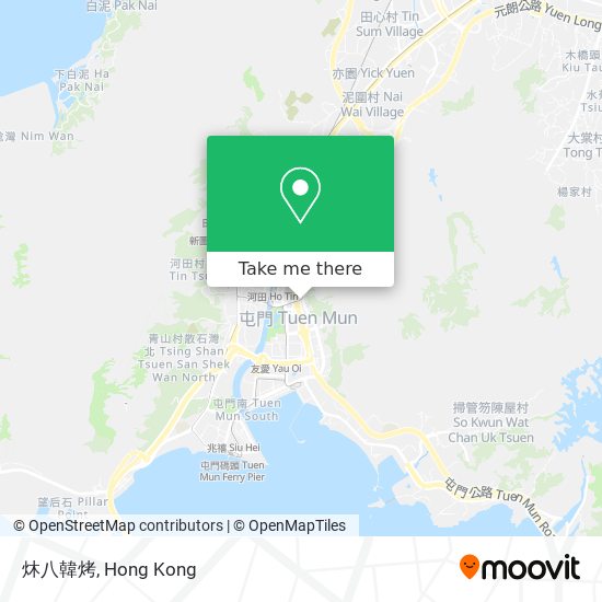 炑八韓烤 map