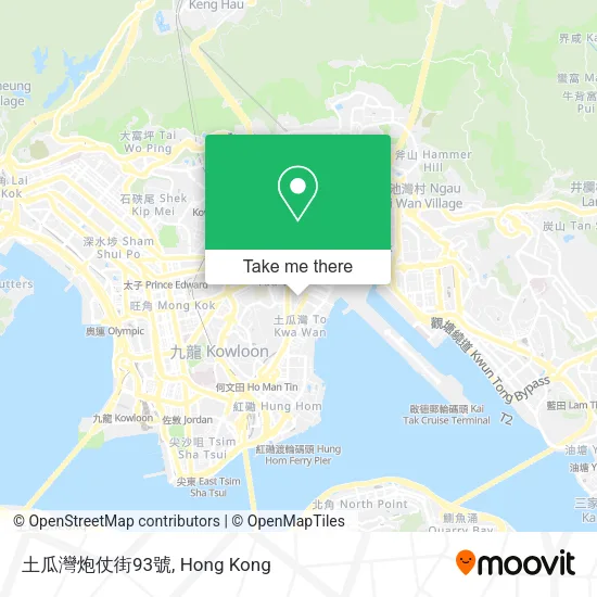 土瓜灣炮仗街93號地圖