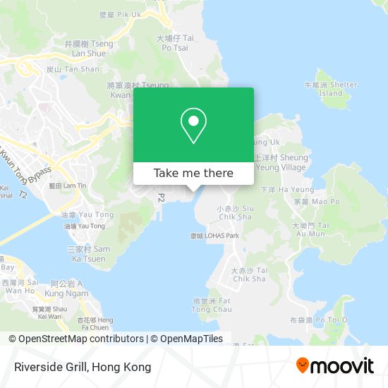 Riverside Grill map