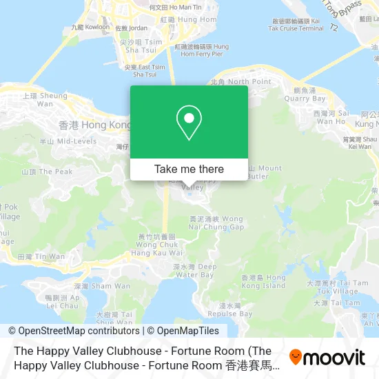 The Happy Valley Clubhouse - Fortune Room map