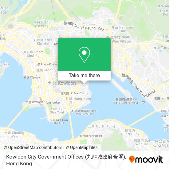 Kowloon City Government Offices (九龍城政府合署) map