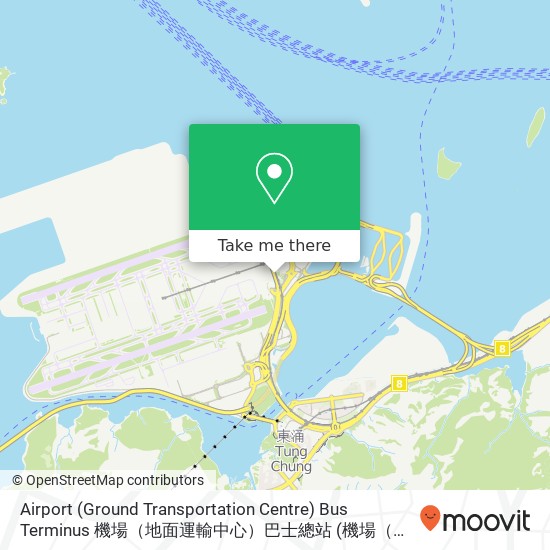 Airport (Ground Transportation Centre) Bus Terminus 機場（地面運輸中心）巴士總站 (機場（地面運輸中心）巴士總站) map