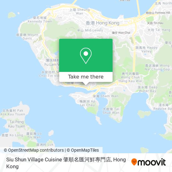 Siu Shun Village Cuisine 肇順名匯河鮮專門店 map