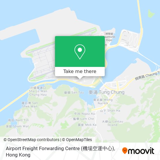 Airport Freight Forwarding Centre (機場空運中心) map