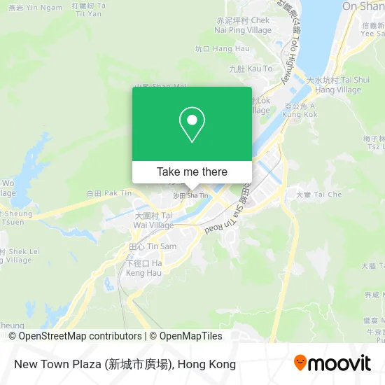 New Town Plaza (新城市廣場) map