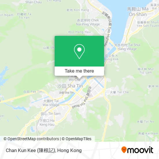 Chan Kun Kee (陳根記) map