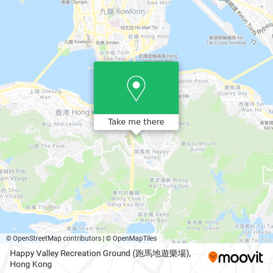 Happy Valley Recreation Ground (跑馬地遊樂場)地圖