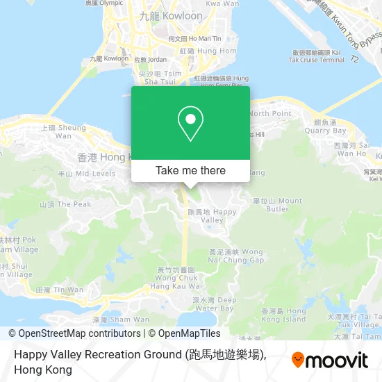 Happy Valley Recreation Ground (跑馬地遊樂場) map