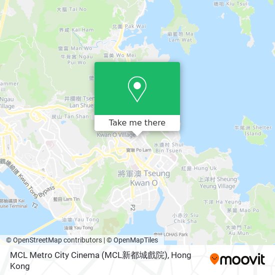 MCL Metro City Cinema (MCL新都城戲院) map
