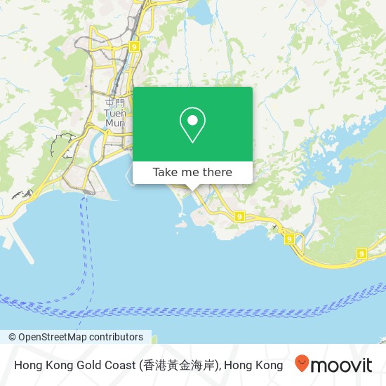 Hong Kong Gold Coast (香港黃金海岸)地圖