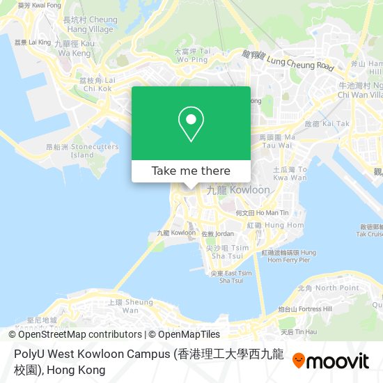 PolyU West Kowloon Campus (香港理工大學西九龍校園) map