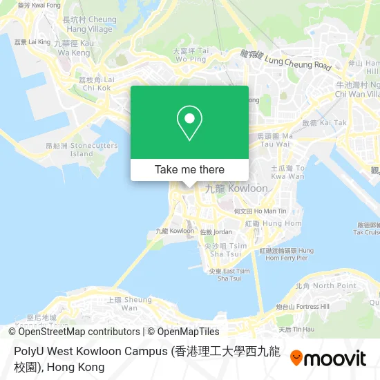 PolyU West Kowloon Campus (香港理工大學西九龍校園) map