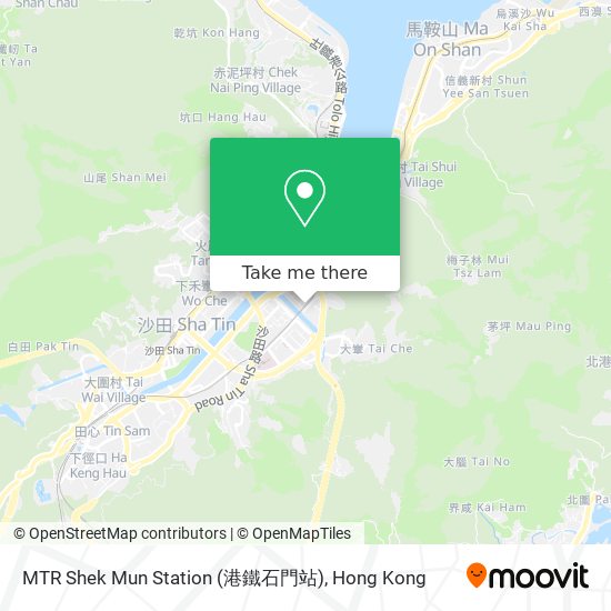 MTR Shek Mun Station (港鐵石門站) map