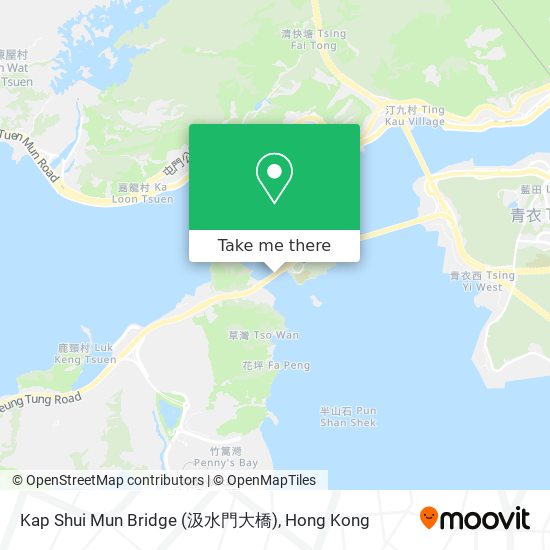 Kap Shui Mun Bridge (汲水門大橋) map