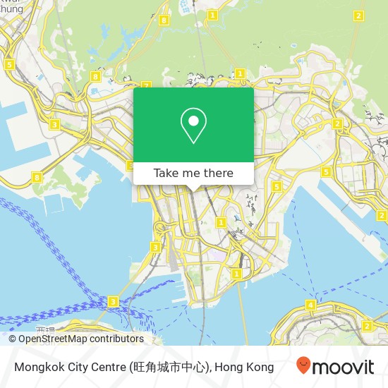 Mongkok City Centre (旺角城市中心) map