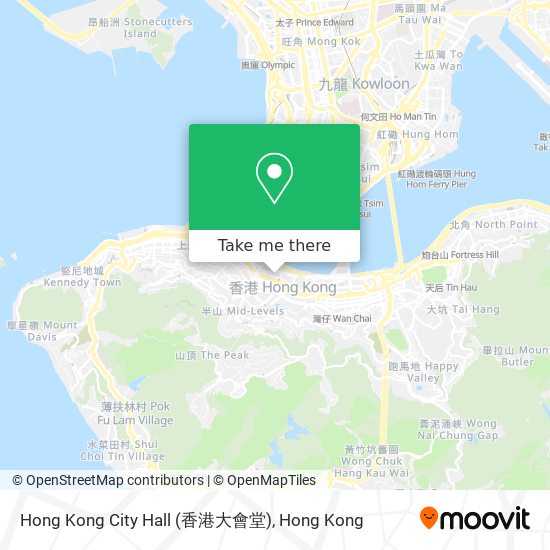 Hong Kong City Hall (香港大會堂) map